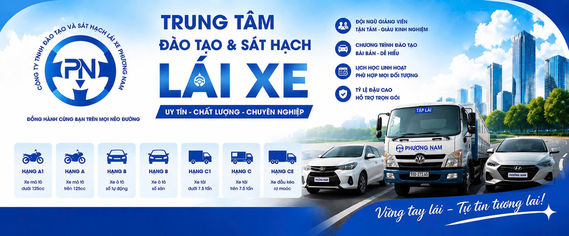 Khai Giảng Liên tục các khóa hàng tháng